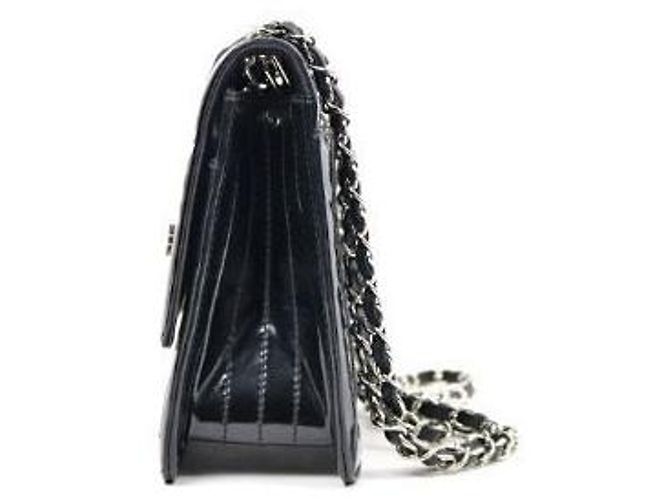 Chanel Borsa a tracolla in tessuto nero - vista 2