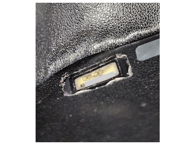 Chanel Borsa a tracolla in tessuto nero - vista 6