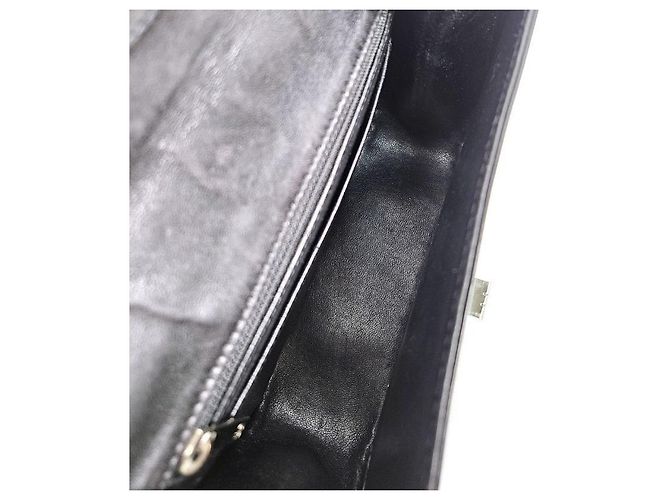 Chanel Borsa a tracolla in tessuto nero - vista 7