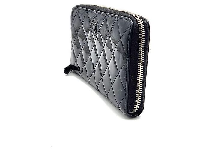 Chanel Cartera larga de charol Negro - vista 2