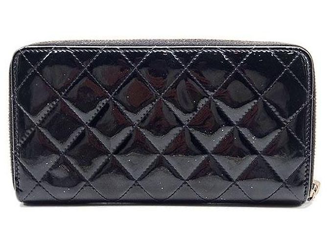 Chanel Cartera larga de charol Negro - vista 3
