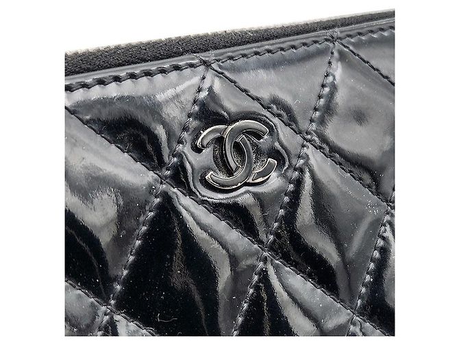 Chanel Cartera larga de charol Negro - vista 7