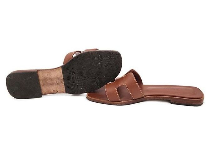 Hermès Oran Slipper Braun - Ansicht 4
