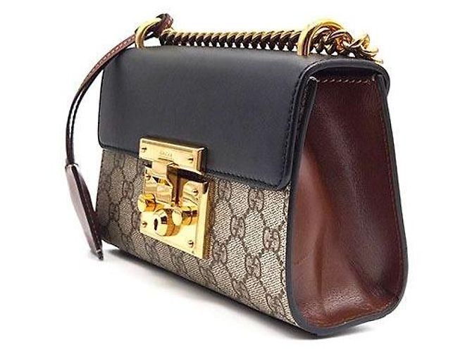 Gucci Borsa a Spalla Supreme Padlock Small Multicolore - vista 2