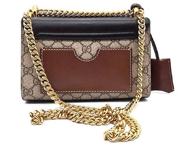 Gucci Borsa a Spalla Supreme Padlock Small Multicolore - vista 3
