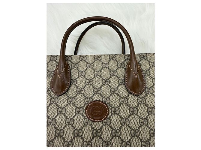 Gucci Interlocking Logo Tote und Schultertasche Mehrfarben - Ansicht 11