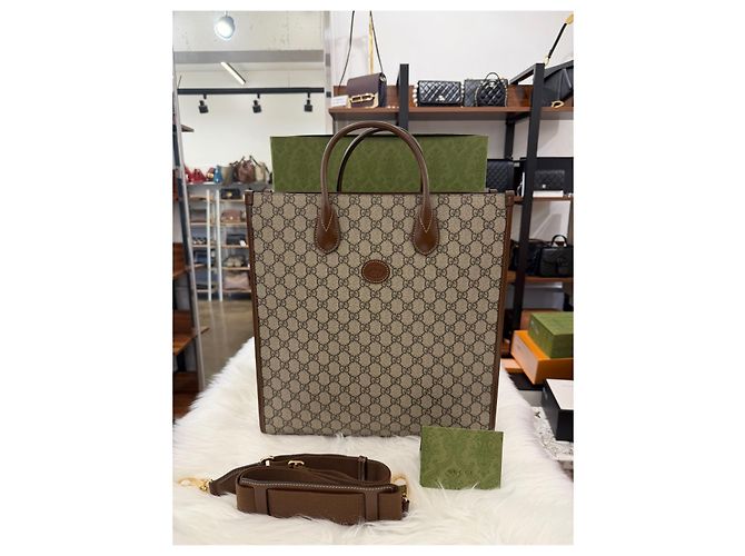 Gucci Interlocking Logo Tote und Schultertasche Mehrfarben - Ansicht 4