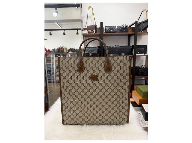 Gucci Interlocking Logo Tote und Schultertasche Mehrfarben - Ansicht 5