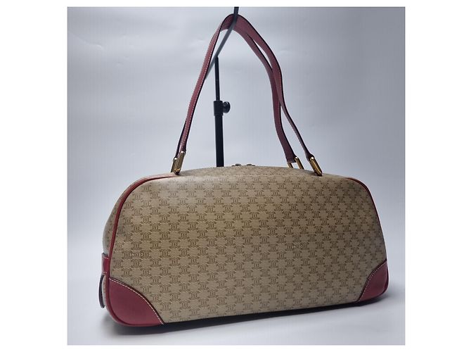 16 Céline Borsa Bowling Macadam Borsa a Spalla Marrone - vista 10
