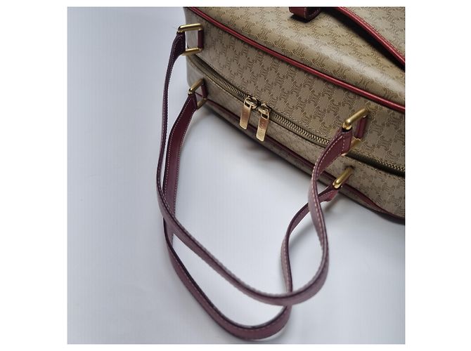 16 Céline Borsa Bowling Macadam Borsa a Spalla Marrone - vista 12