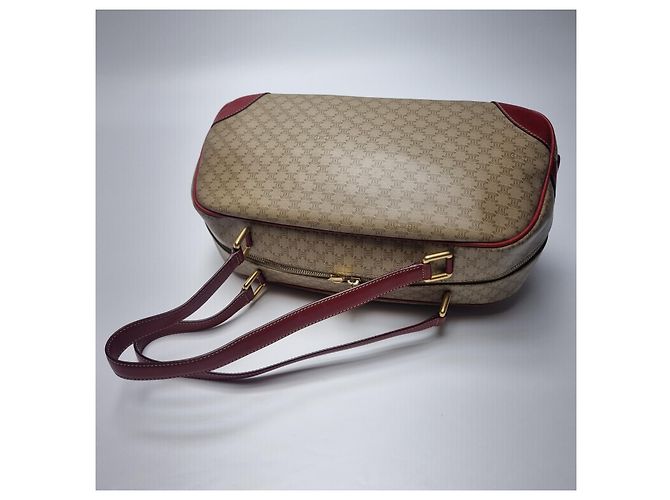16 Céline Borsa Bowling Macadam Borsa a Spalla Marrone - vista 13