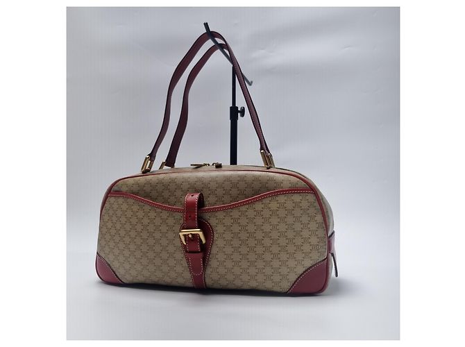 16 Céline Borsa Bowling Macadam Borsa a Spalla Marrone - vista 3
