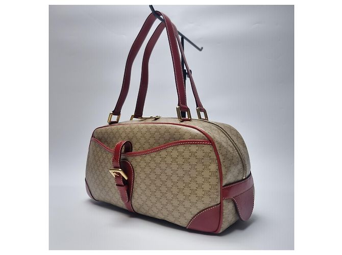 16 Céline Borsa Bowling Macadam Borsa a Spalla Marrone - vista 6
