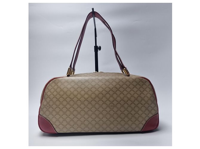 16 Céline Borsa Bowling Macadam Borsa a Spalla Marrone - vista 8