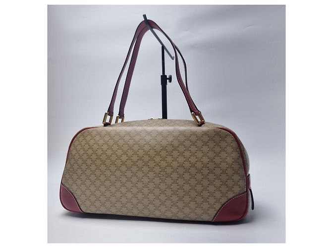 16 Céline Borsa Bowling Macadam Borsa a Spalla Marrone - vista 9