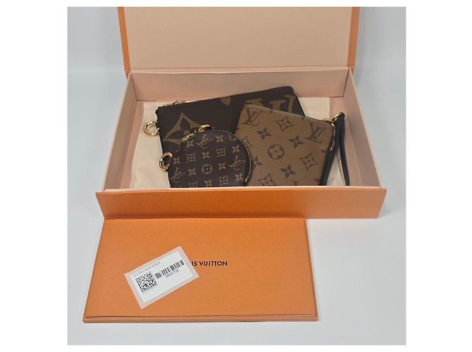 Louis Vuitton Pochette Trio en lona Monogram Multicolor - vista 2