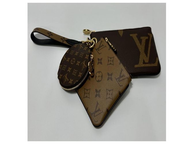 Louis Vuitton Pochette Trio en lona Monogram Multicolor - vista 3