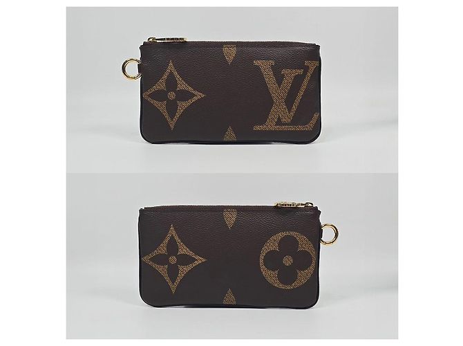 Louis Vuitton Pochette Trio en lona Monogram Multicolor - vista 4