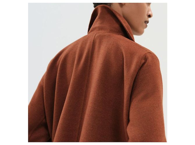 Hermès Abrigo con cremallera Roja - vista 7