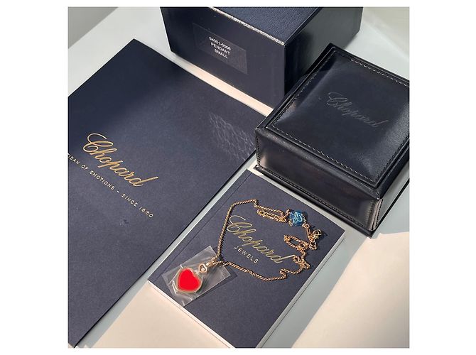 Chopard Collana con pendente Happy Heart Rossa Rosso - vista 4