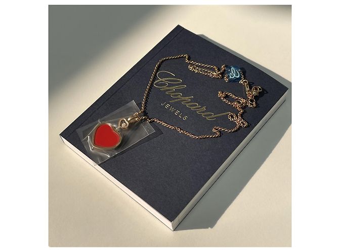 Chopard Collana con pendente Happy Heart Rossa Rosso - vista 5