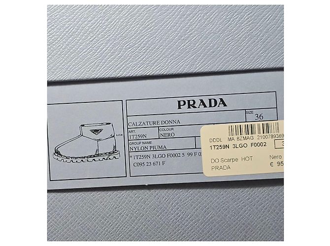 Prada Triangle Logo Nylon Booties Multiple colors - view 11