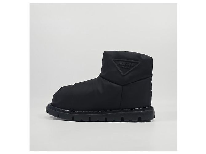 Prada Triangle Logo Nylon Booties Multiple colors - view 7