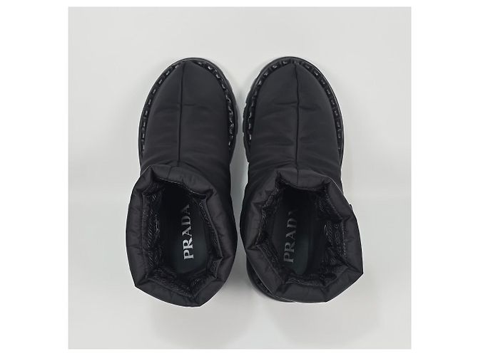 Prada Triangle Logo Nylon Booties Multiple colors - view 9
