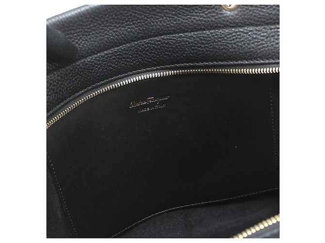Salvatore Ferragamo Borsa a tracolla Meera Gancini nera Nero - vista 12