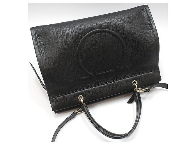 Salvatore Ferragamo Borsa a tracolla Meera Gancini nera Nero - vista 4