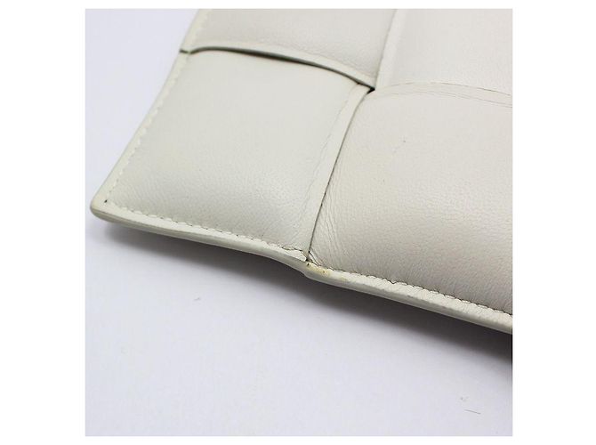 Bottega Veneta Bolsa transversal cassette com corrente acolchoada Branco - vista 8
