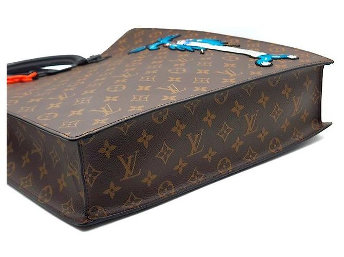 Louis Vuitton Borsa Tote Monogram Virgil Abloh Nero - vista 6