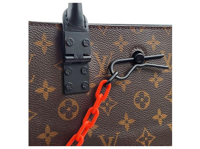 Louis Vuitton Borsa Tote Monogram Virgil Abloh Nero - vista 8