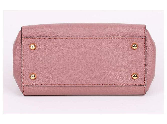 Burberry Borsa a spalla rosa granulata con due tracolle - vista 10