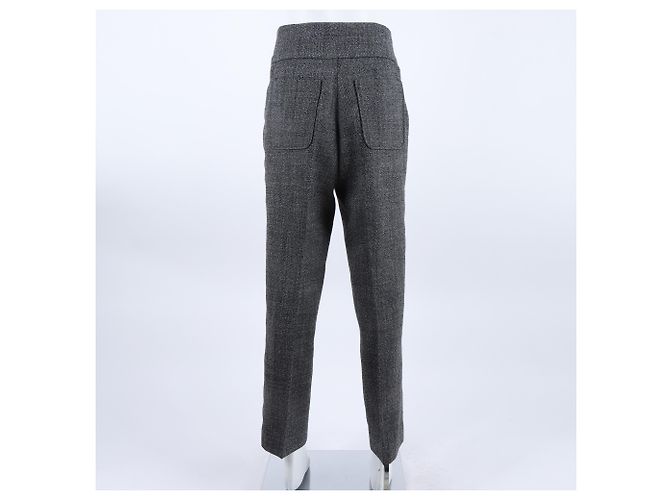 Pantalones de lana Christian Dior Castaño - vista 3