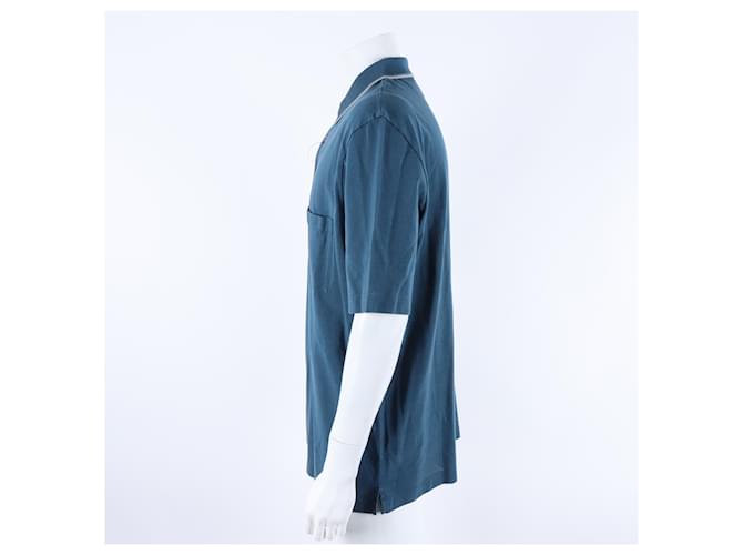 Hermès Hermes PK a Maniche Corte Blu - vista 2