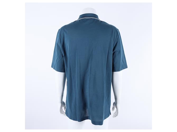 Hermès Hermes PK a Maniche Corte Blu - vista 3