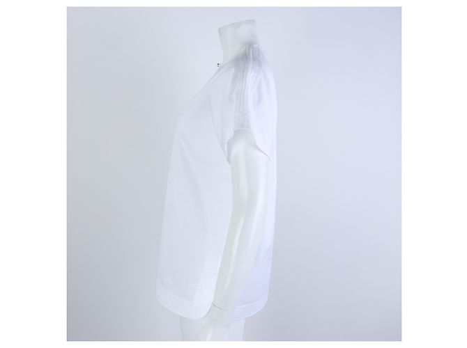 Blusa de manga corta Hermès Blanco - vista 2