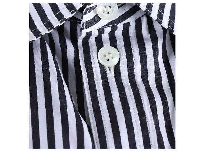 Balenciaga Abito camicia con bordi in seta - vista 4