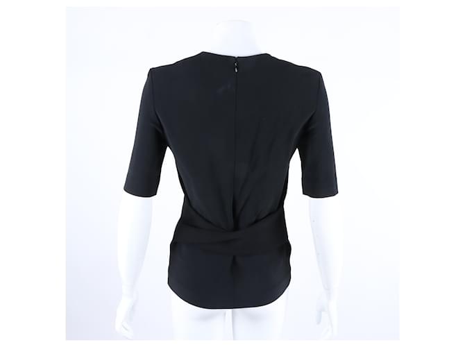 Balenciaga Kurzarm-Bluse Schwarz - Ansicht 3