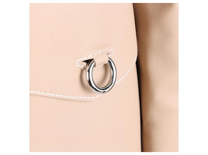 Hermès Abrigo de cuero Castaño - vista 4