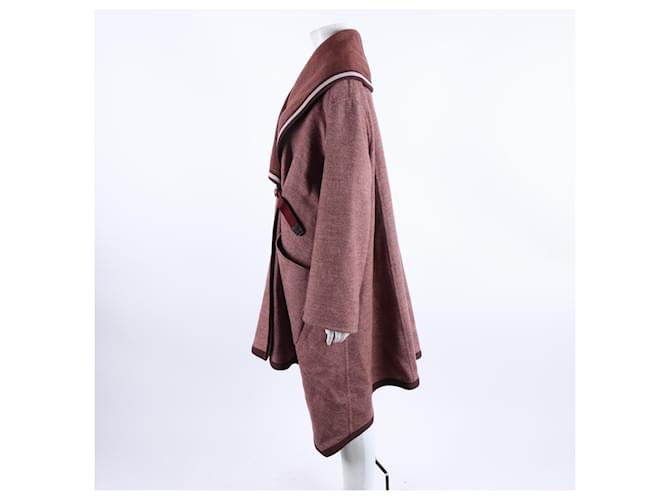 Hermès Hermes Strickmantel Braun - Ansicht 2