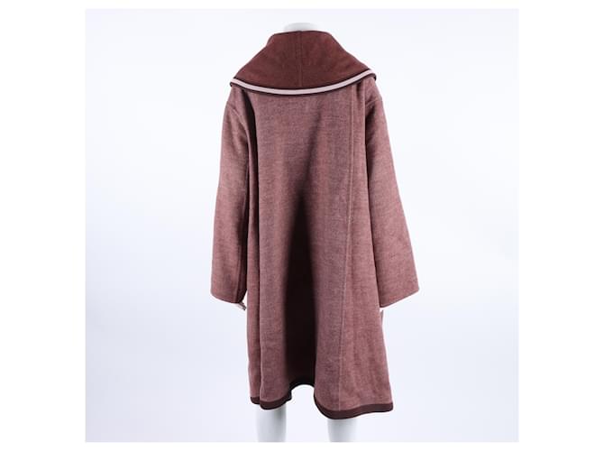 Hermès Hermes Strickmantel Braun - Ansicht 3
