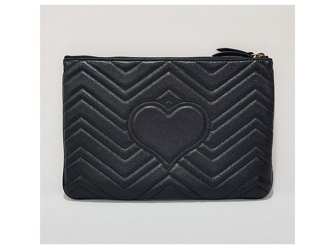 Gucci Clutch in pelle Marmont - vista 4