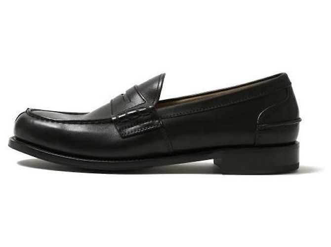 Prada Mocasín de piel con logotipo de letras - vista 5