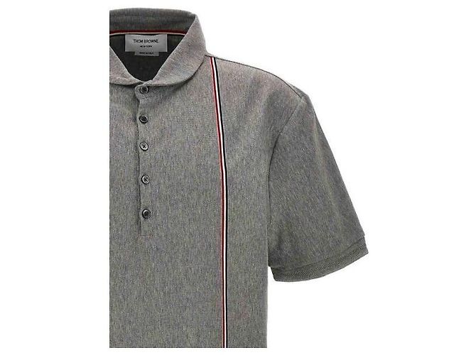 Thom Browne RWB Gestreiftes Polohemd - Ansicht 5