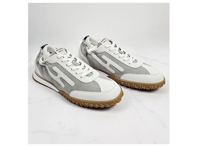 Hermès Zapatillas Jet para hombre Castaño - vista 9