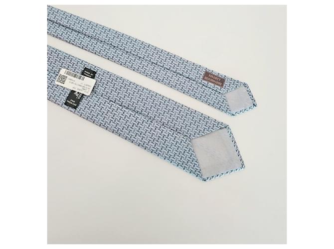 Hermès Cravatta Jumbo in seta da uomo Marrone - vista 8
