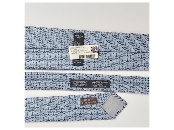 Hermès Cravatta Jumbo in seta da uomo Marrone - vista 9