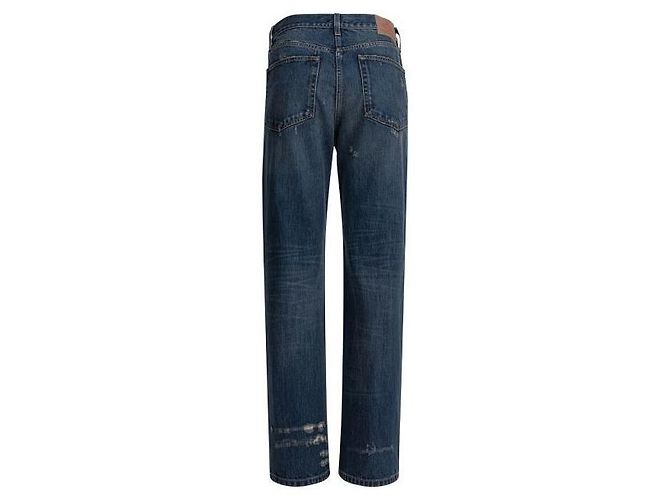Prada Straight Leg Washed Denim Jeans - Ansicht 4